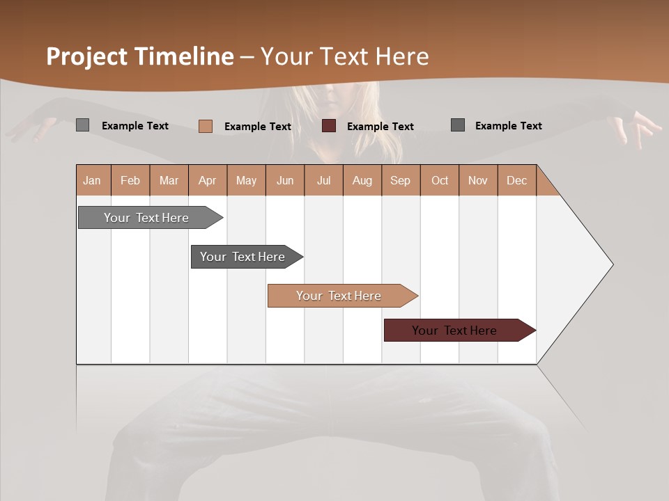 Posing Motion Beautiful PowerPoint Template