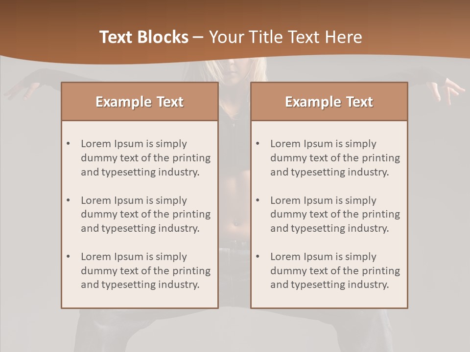 Posing Motion Beautiful PowerPoint Template