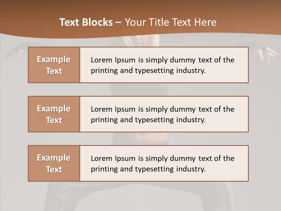 Posing Motion Beautiful PowerPoint Template