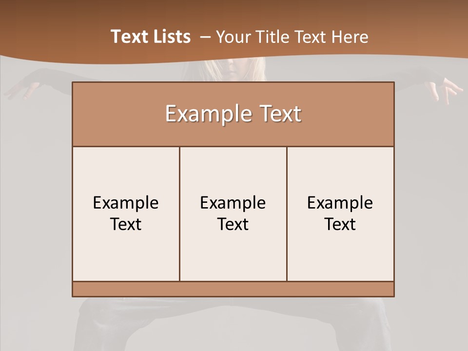 Posing Motion Beautiful PowerPoint Template