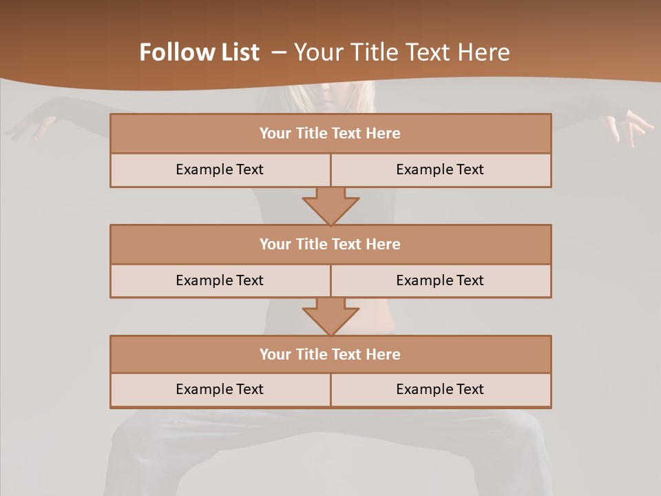Posing Motion Beautiful PowerPoint Template