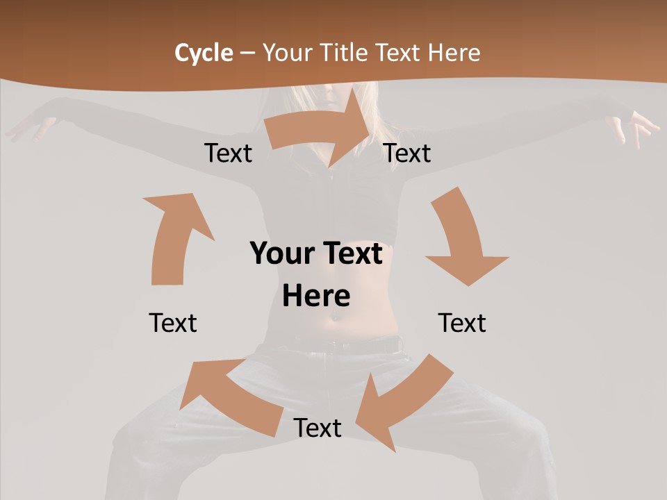 Posing Motion Beautiful PowerPoint Template