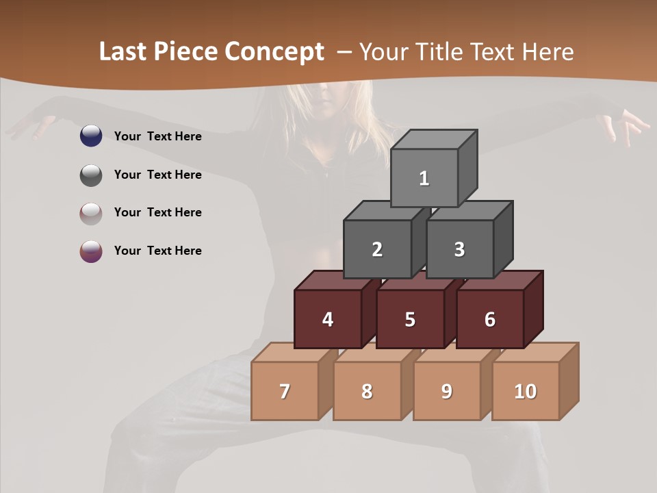 Posing Motion Beautiful PowerPoint Template