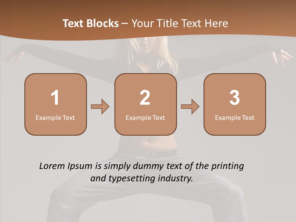 Posing Motion Beautiful PowerPoint Template
