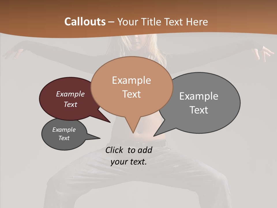 Posing Motion Beautiful PowerPoint Template