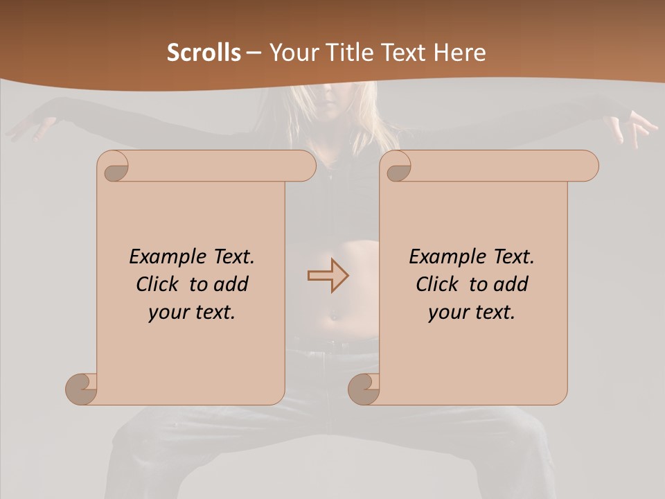 Posing Motion Beautiful PowerPoint Template