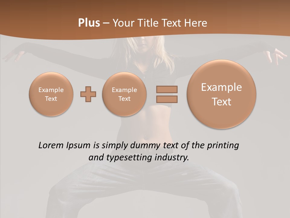 Posing Motion Beautiful PowerPoint Template