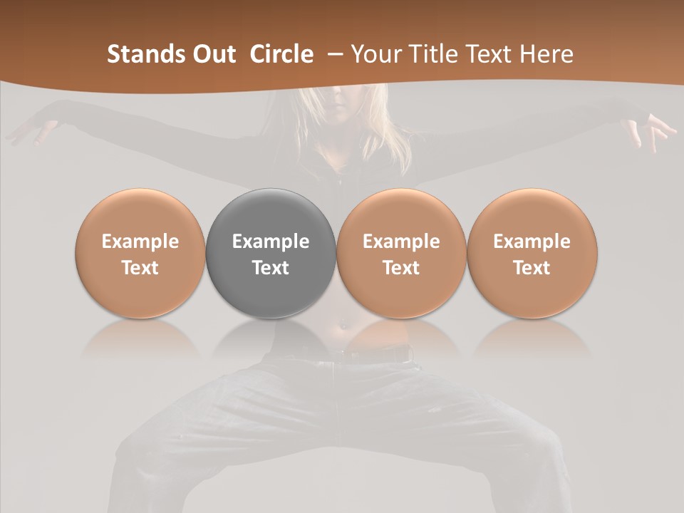 Posing Motion Beautiful PowerPoint Template