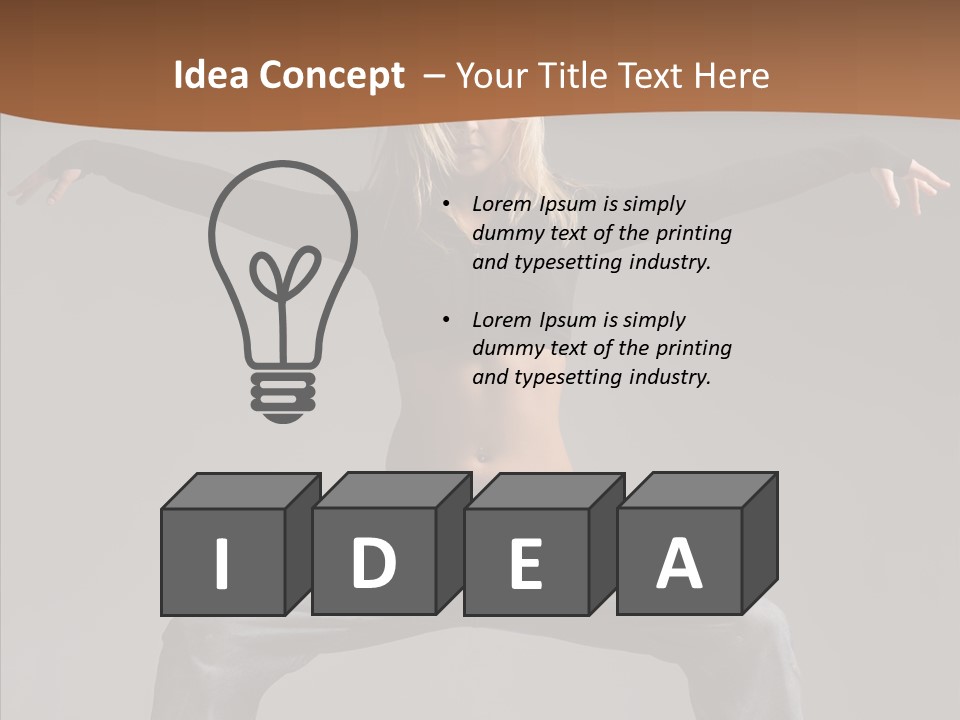 Posing Motion Beautiful PowerPoint Template