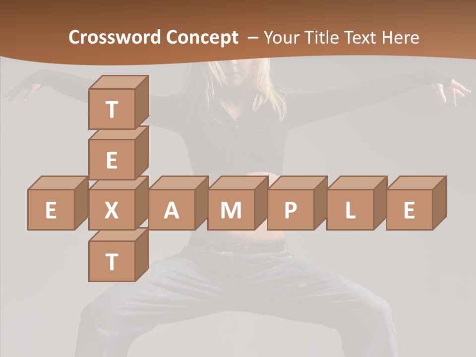 Posing Motion Beautiful PowerPoint Template
