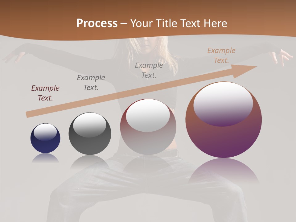 Posing Motion Beautiful PowerPoint Template