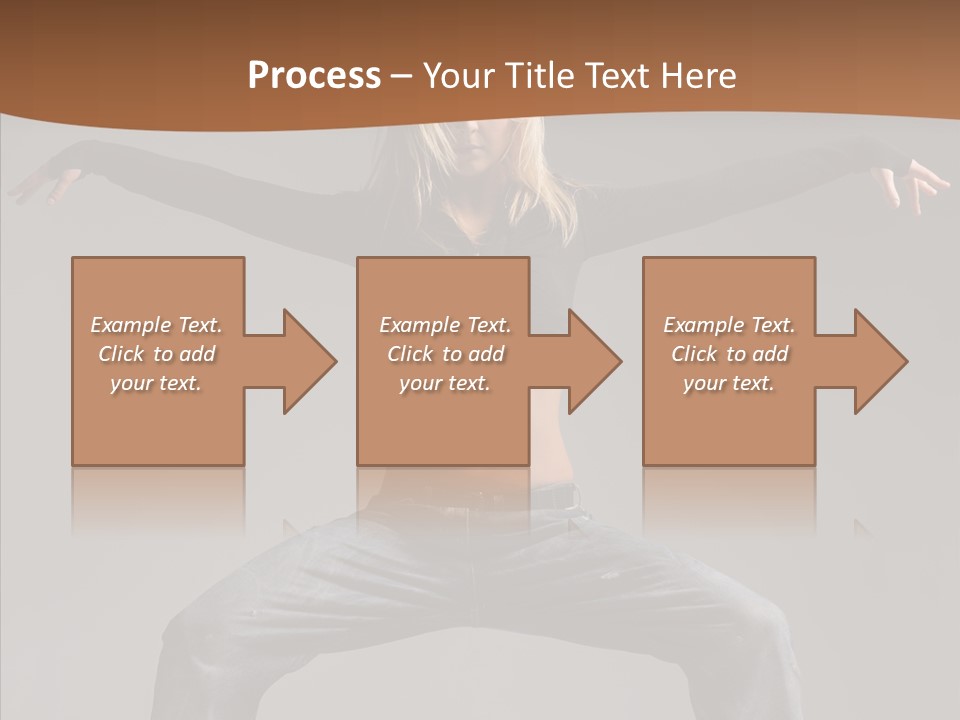 Posing Motion Beautiful PowerPoint Template