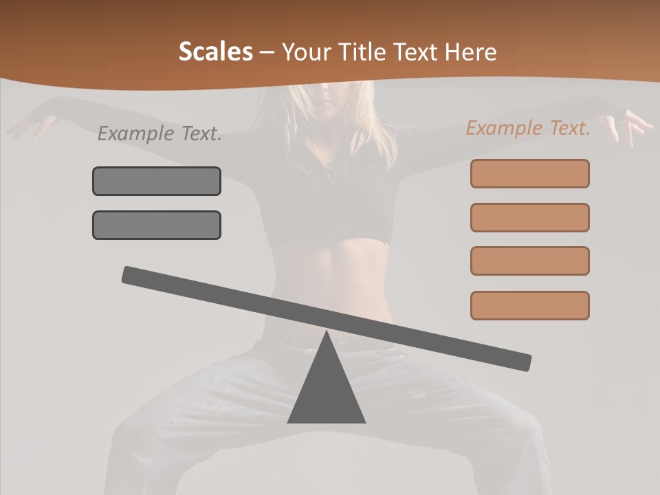 Posing Motion Beautiful PowerPoint Template