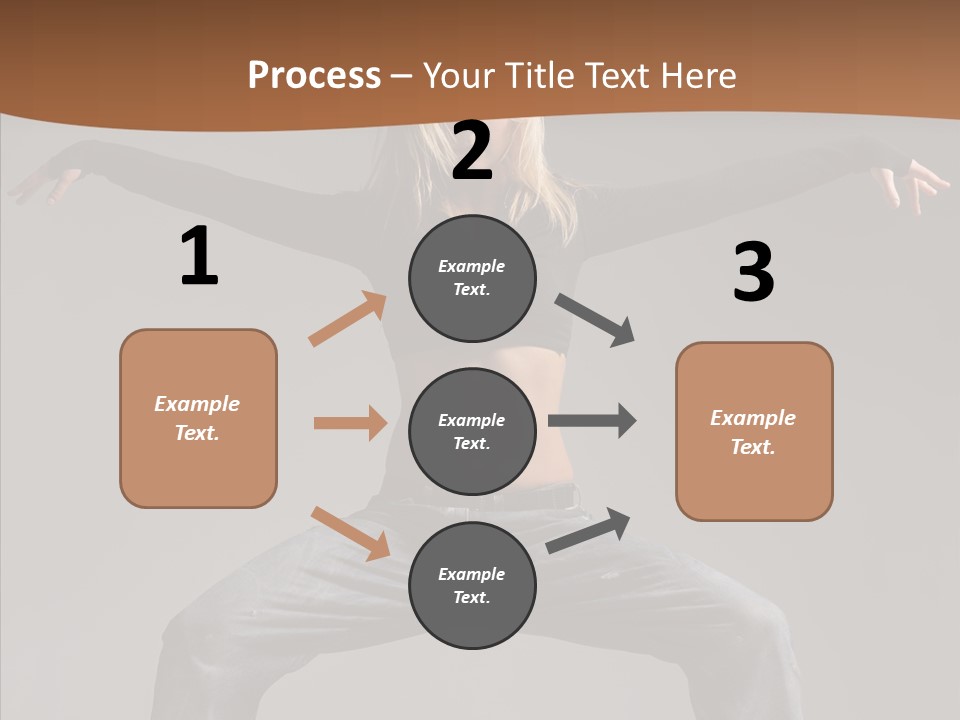Posing Motion Beautiful PowerPoint Template