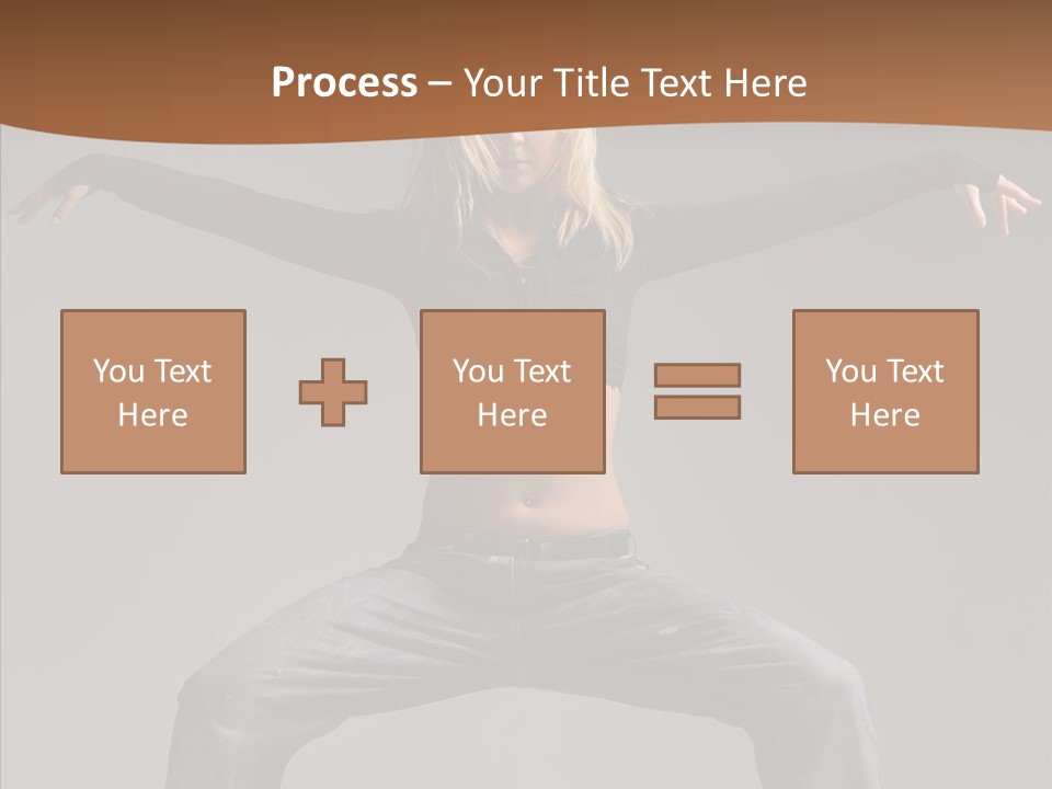 Posing Motion Beautiful PowerPoint Template