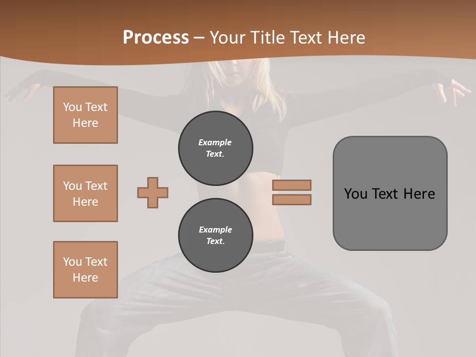 Posing Motion Beautiful PowerPoint Template