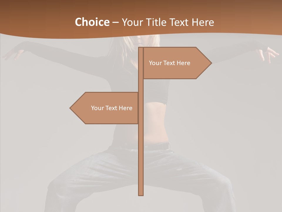 Posing Motion Beautiful PowerPoint Template