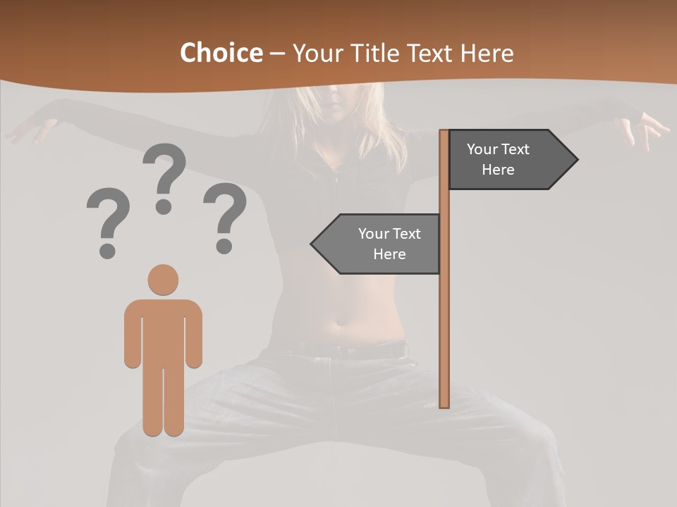 Posing Motion Beautiful PowerPoint Template