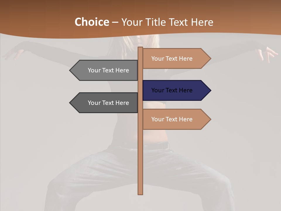 Posing Motion Beautiful PowerPoint Template