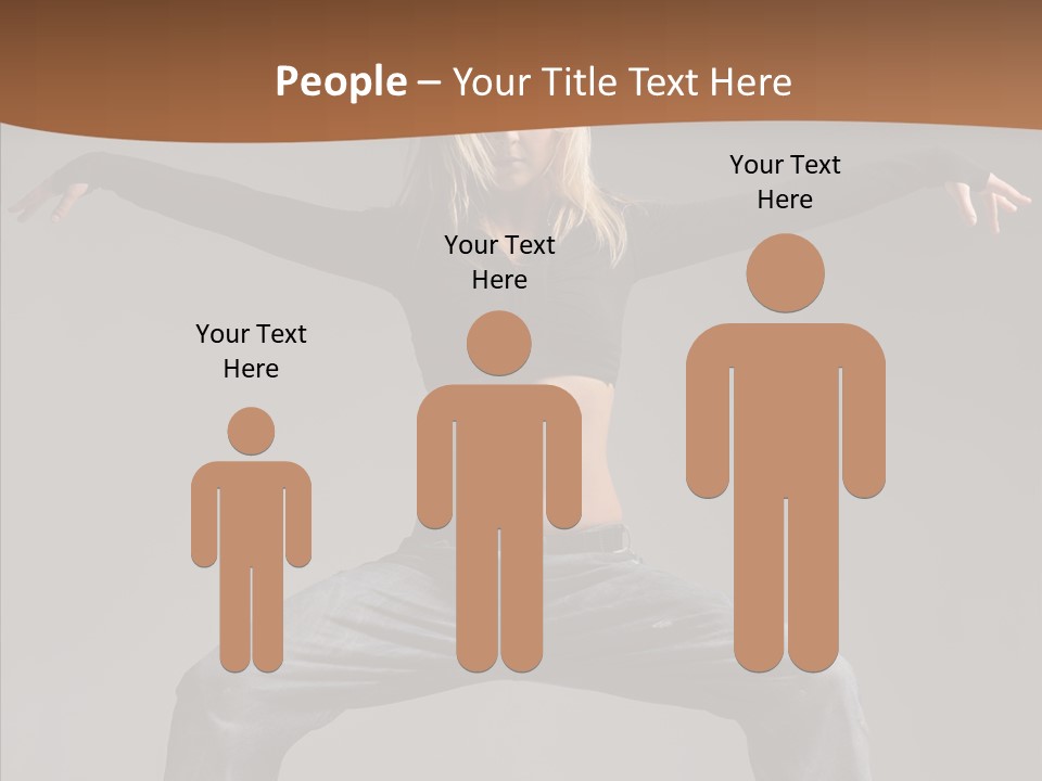 Posing Motion Beautiful PowerPoint Template