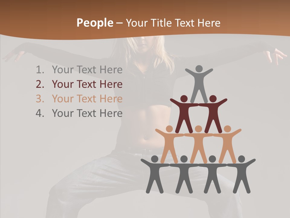 Posing Motion Beautiful PowerPoint Template
