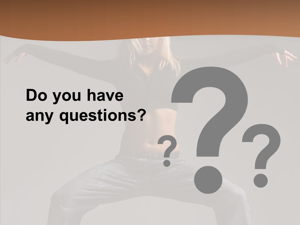 Posing Motion Beautiful PowerPoint Template