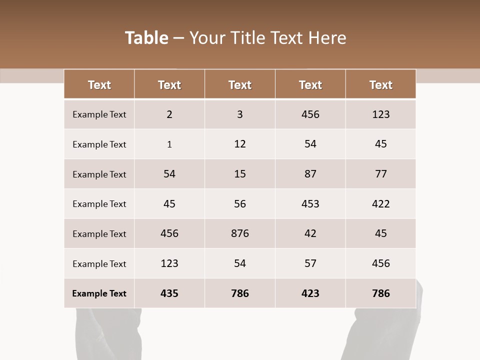 Expression Performance Posing PowerPoint Template