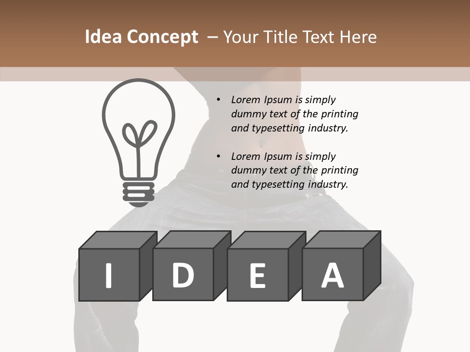 Expression Performance Posing PowerPoint Template