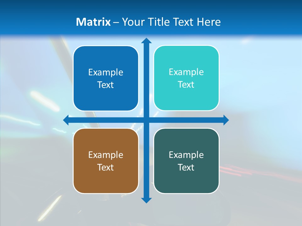 Fast Street Perspective PowerPoint Template