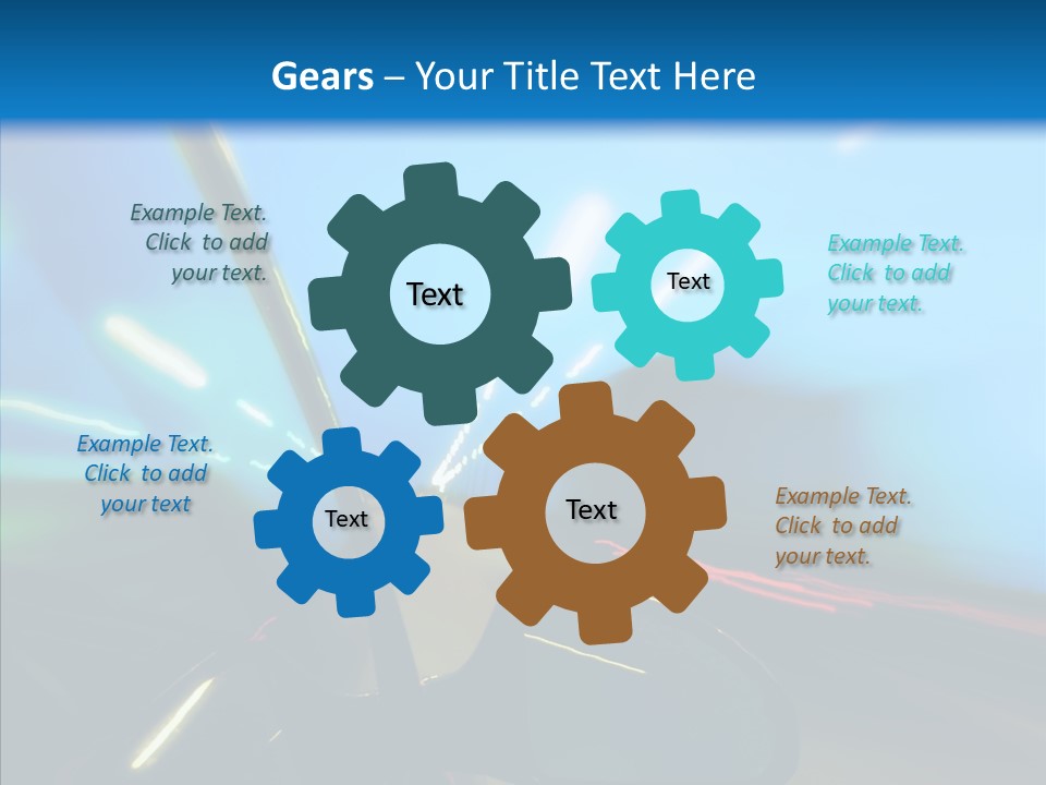 Fast Street Perspective PowerPoint Template