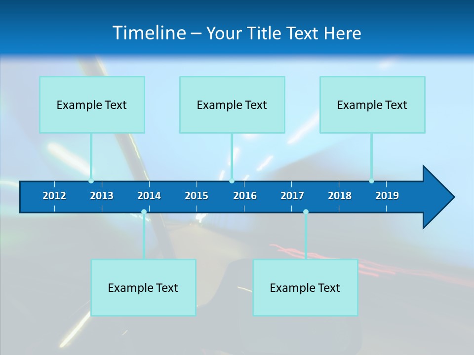 Fast Street Perspective PowerPoint Template