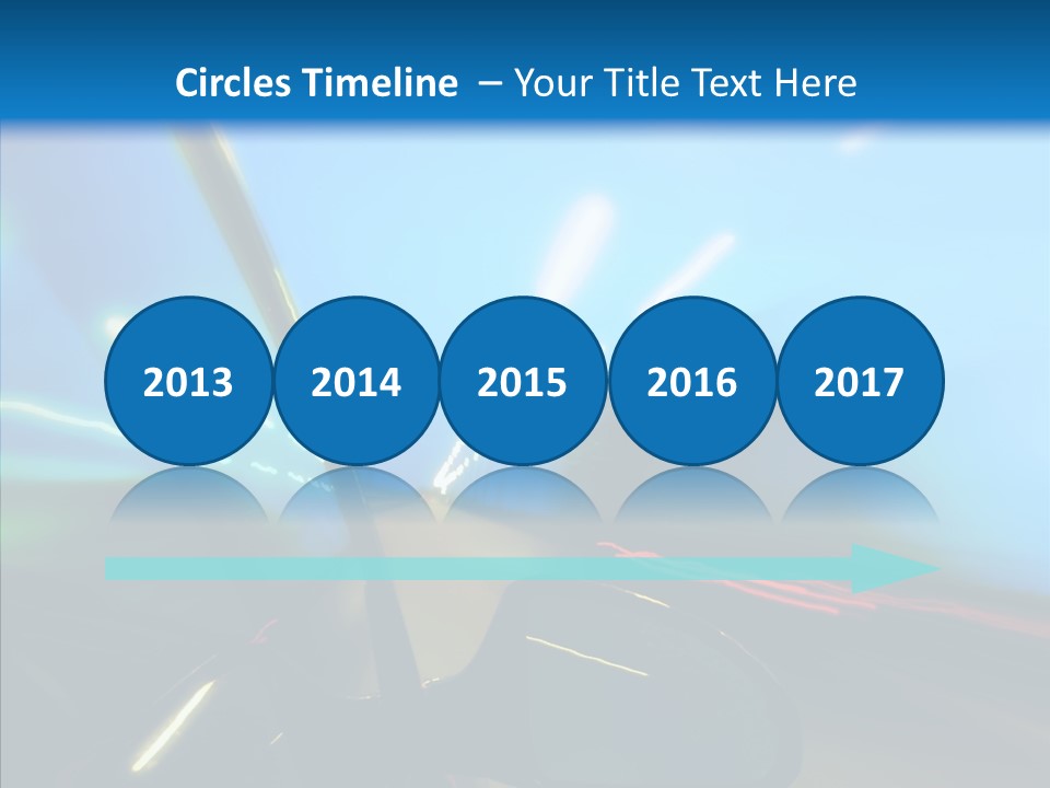 Fast Street Perspective PowerPoint Template