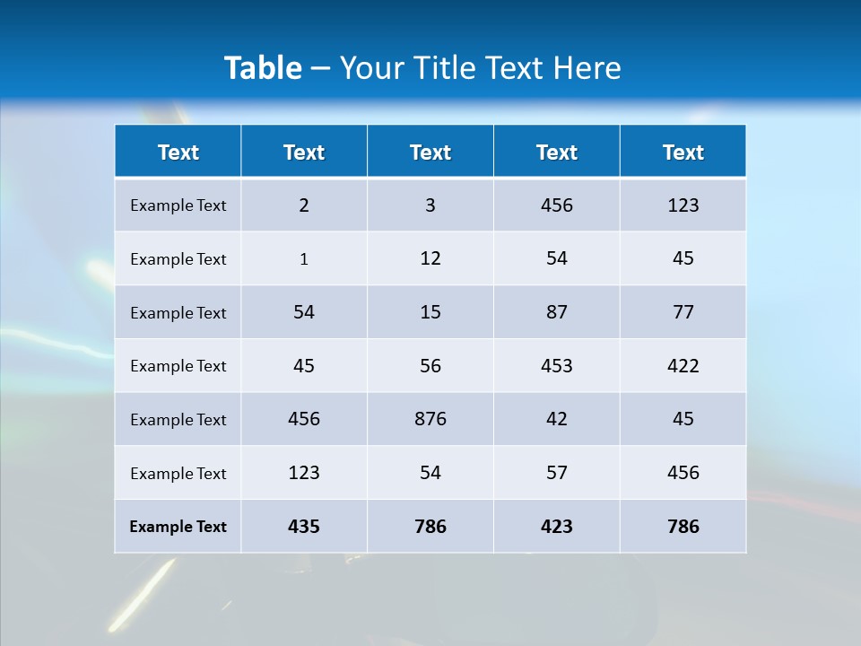 Fast Street Perspective PowerPoint Template