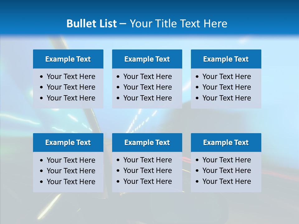 Fast Street Perspective PowerPoint Template