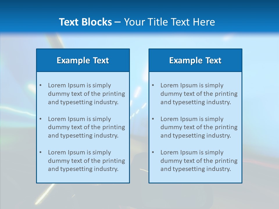 Fast Street Perspective PowerPoint Template