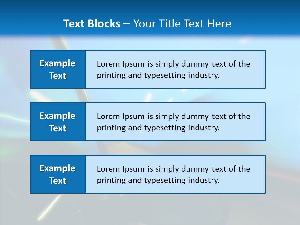 Fast Street Perspective PowerPoint Template