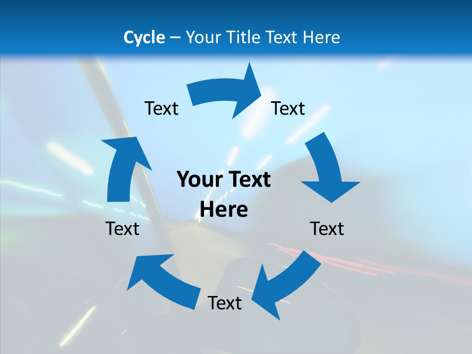 Fast Street Perspective PowerPoint Template