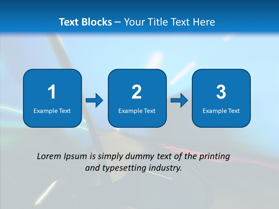 Fast Street Perspective PowerPoint Template