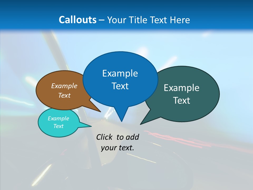Fast Street Perspective PowerPoint Template