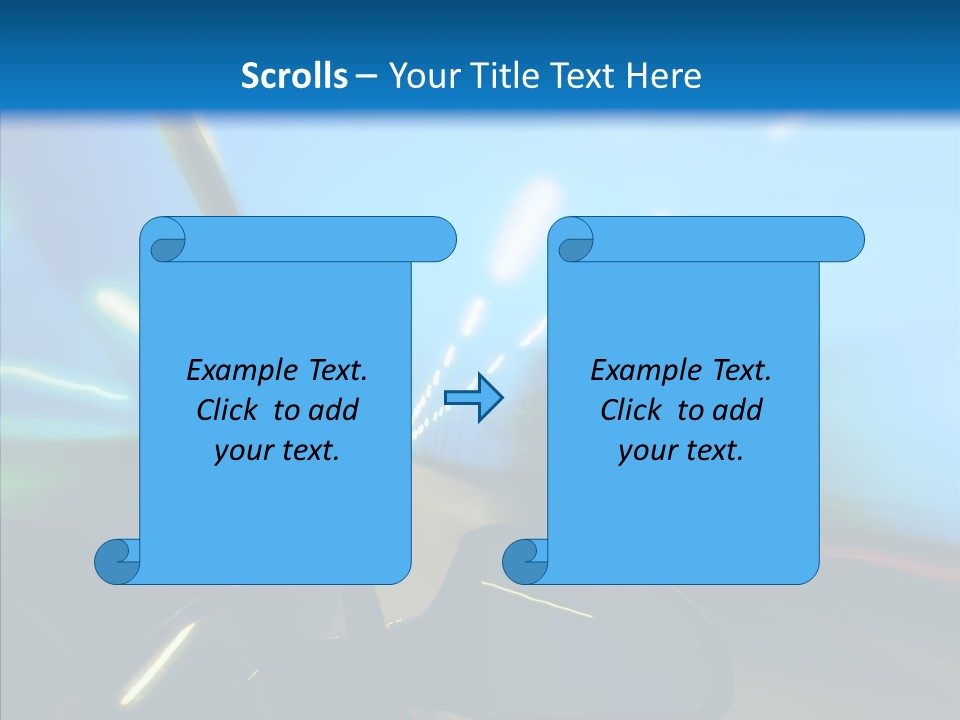 Fast Street Perspective PowerPoint Template