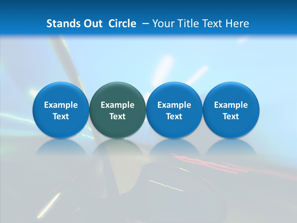 Fast Street Perspective PowerPoint Template