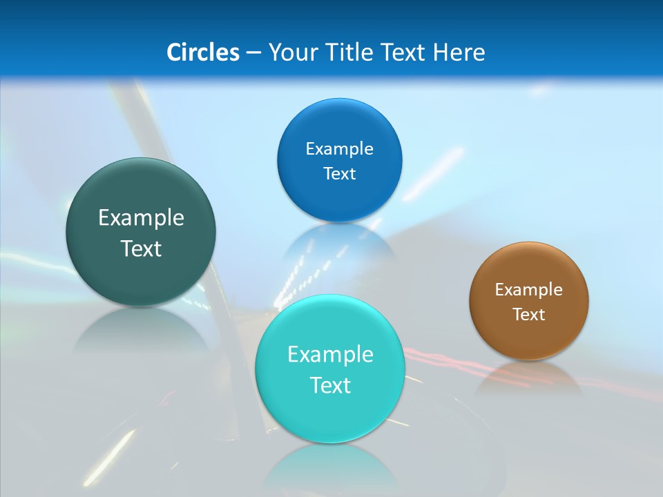 Fast Street Perspective PowerPoint Template