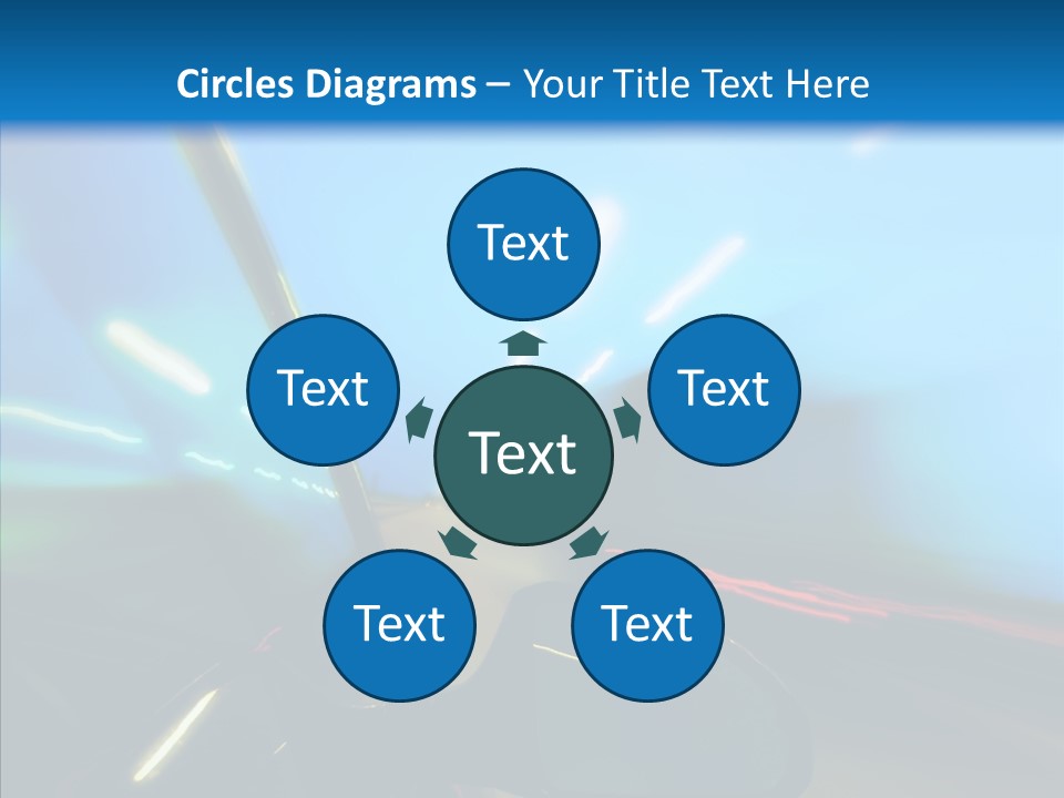 Fast Street Perspective PowerPoint Template