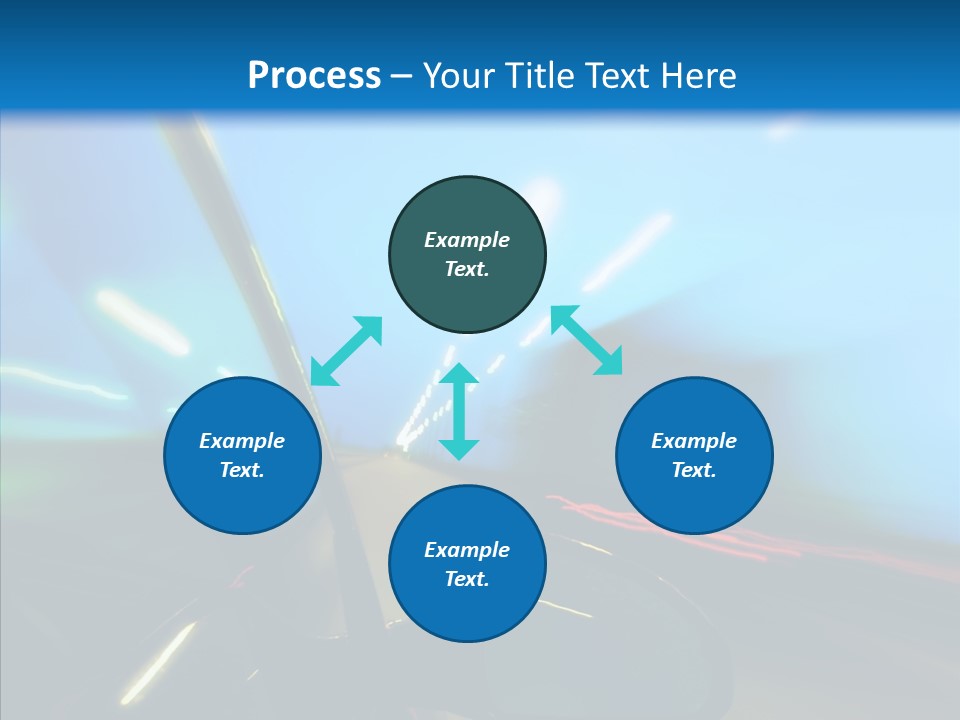 Fast Street Perspective PowerPoint Template