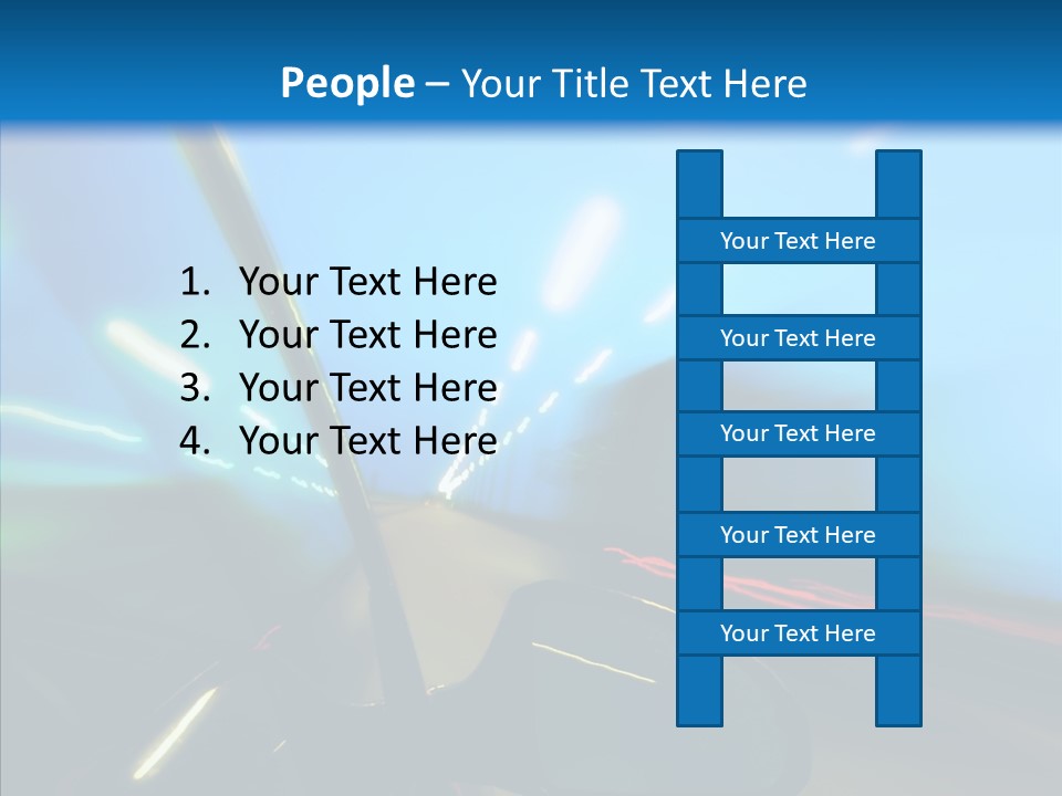 Fast Street Perspective PowerPoint Template