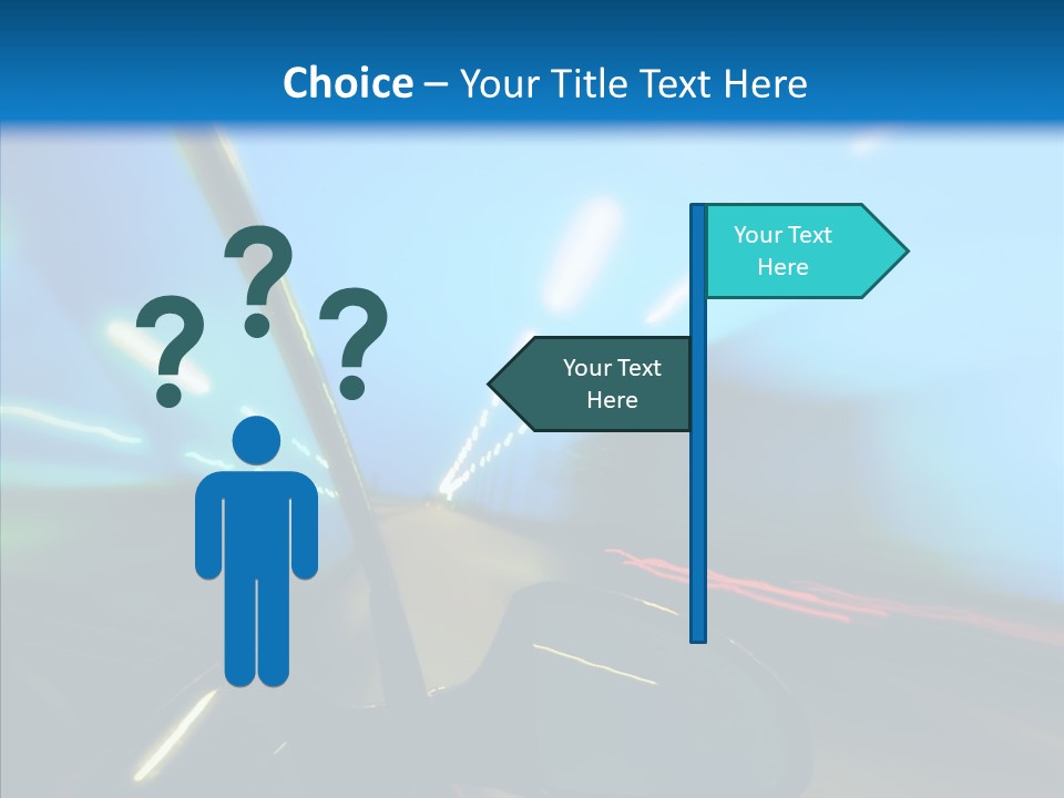 Fast Street Perspective PowerPoint Template