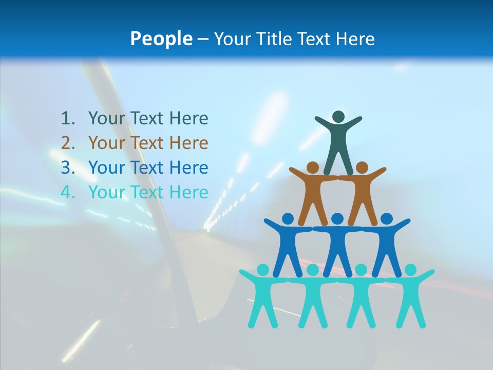 Fast Street Perspective PowerPoint Template