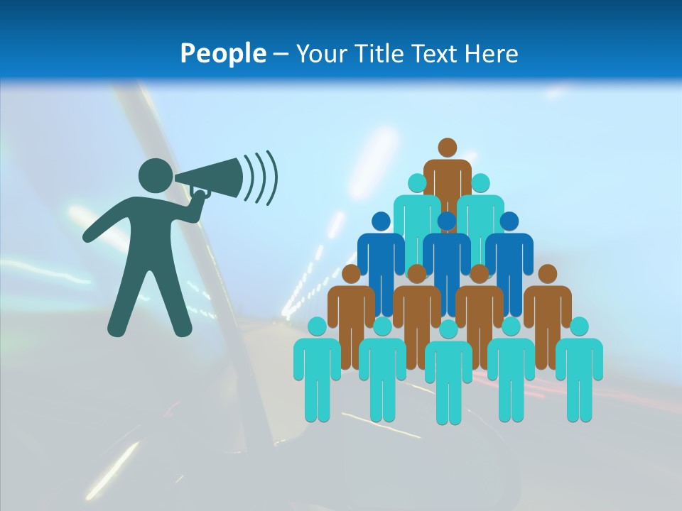 Fast Street Perspective PowerPoint Template