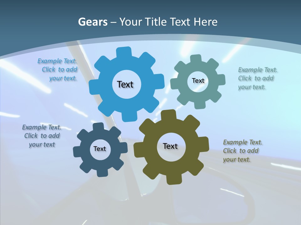 Perspective Blurred Dynamic PowerPoint Template