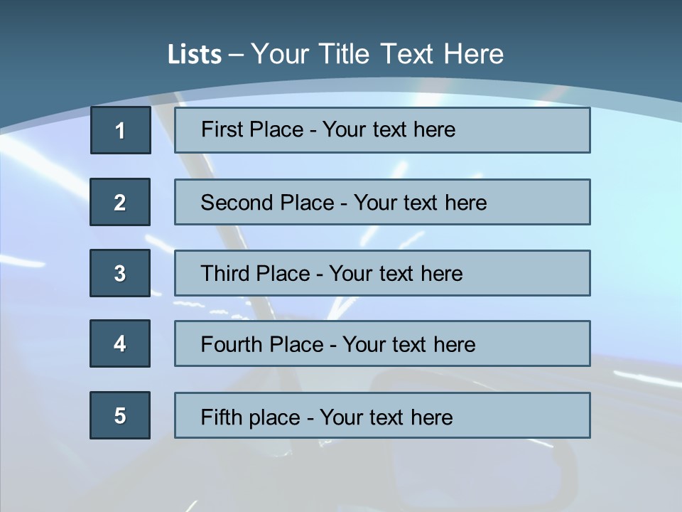 Perspective Blurred Dynamic PowerPoint Template